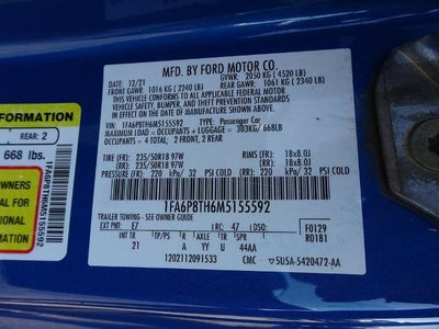 2021 Ford Mustang EcoBoost